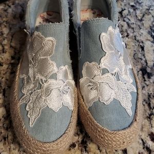 Blowfish Malibu  9 platform denim